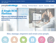 Tablet Screenshot of peoplestrategy.com